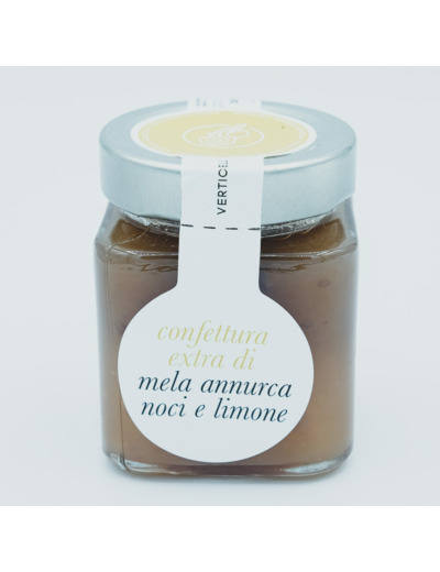 Confiture De Pomme "Annurca" Ancienne, Noix Et Citron 220 Gr.