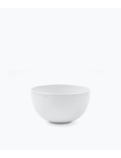 Saladier boule en Porcelaine Blanc