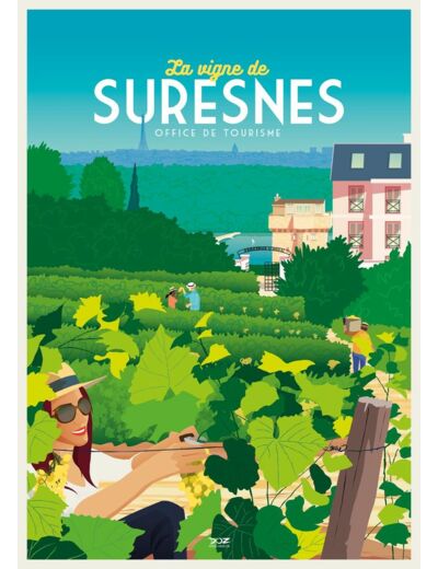 Affiche Doz La Vigne De Suresnes