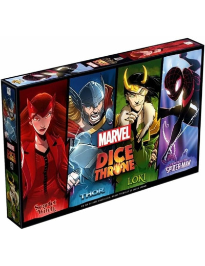 Dice Throne Marvel - Thor, Loki, Spiderman, Scarlet Witch