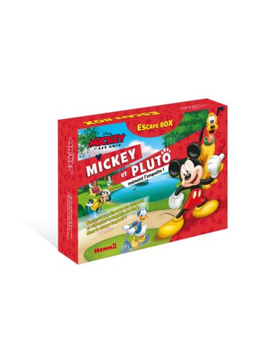 Escape Box Disney : Disney Mickey et ses amis - Mickey et Pluto mènent l'enquête !