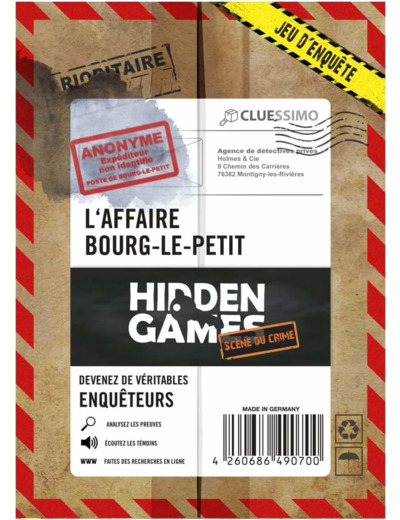 Hidden Games No. 1 - L'affaire Bourg-Le-Petit