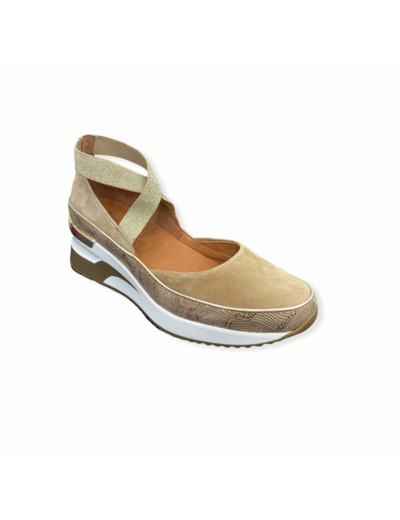 Basket VOLOU Beige/Or MAM'ZELLE