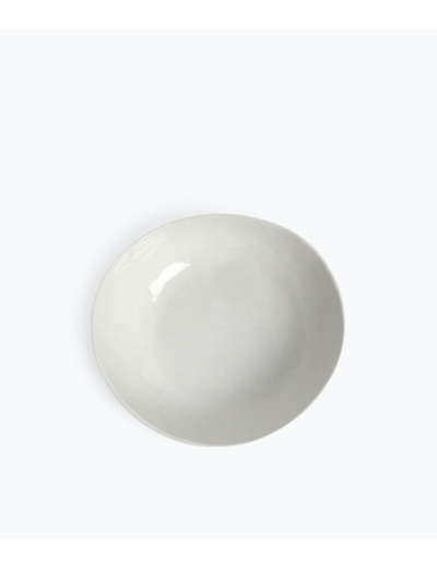 Petite assiette creuse en Porcelaine blanche