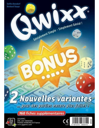 Qwixx Bonus (Bloc de score)