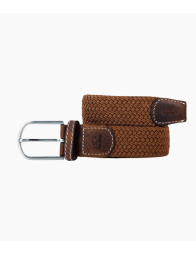 CEINTURE TRESSÉE MARRON CAMEL TAILLE 1