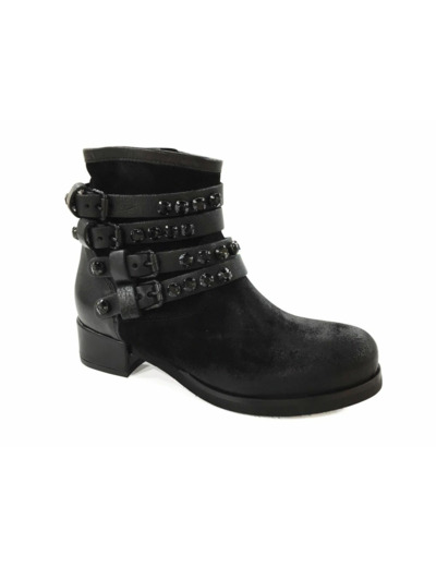 Boots Plate Noir MIMMU