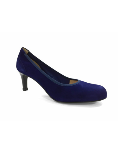 Escarpin talon Bleu BRENDA ZARO