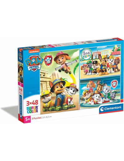 3 Puzzles Pat' Patrouille - 48 Pièces - 5 ans