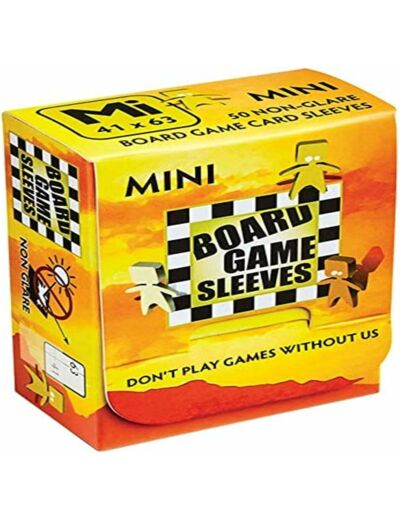 Board Game Sleeves - NonGlare - Mini - 41x63mm