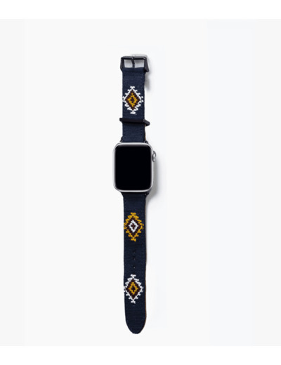 BRACELET EN CUIR  APPLE WATCH - MARINE