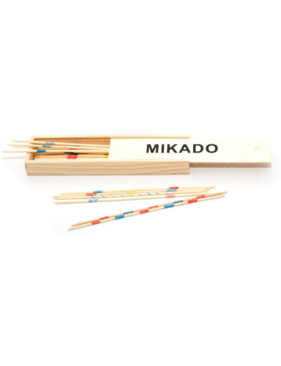 Mikado en bois 18 cm - Plumier bois