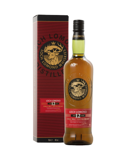 WHISKY ECOSSE HIGHLANDS SINGLE MALT LOCH LOMOND 12 ANS 46% 70CL