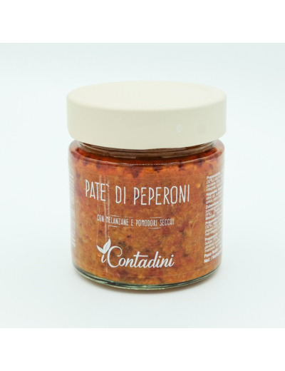 Pâté De Peperoni (Poivrons Rouges Doux) 230 Gr.