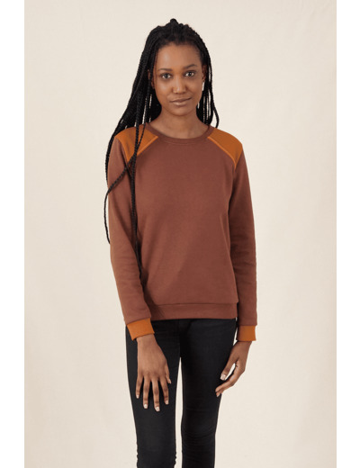 Sweatshirt THEA Marron