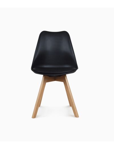 Chaise design scandinave - Noire