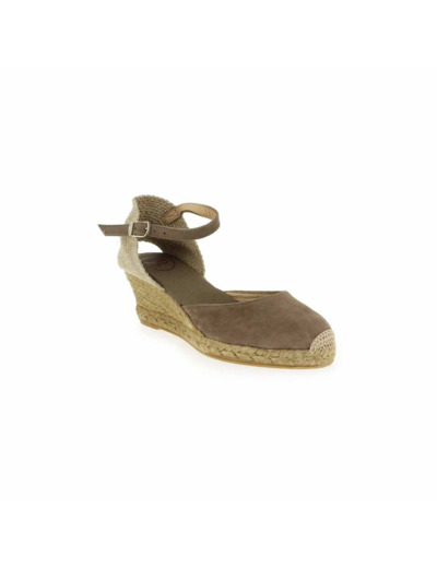 Espadrilles compensées LLORET Taupe TONI PONS