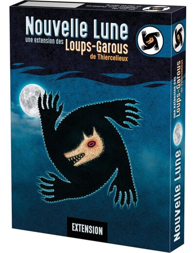 Les Loups-Garous de Thiercelieux - Extension : Nouvelle Lune - Asmodee - Jeu de société - Jeu à rôles cachés Ext Nvelle Lune