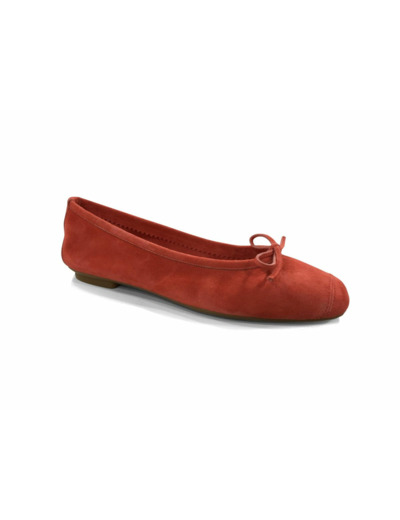 Ballerines Plates  Harmony Peau Fraise REQINS