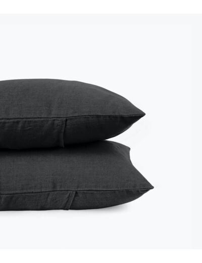 HOUSSE COUSSIN 45*45 NOIR PROPRIANO