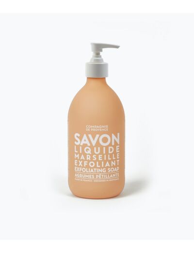 Savon liquide de Marseille exfoliant