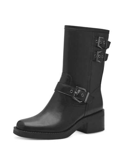 Mi-botte Biker Noir TAMARIS