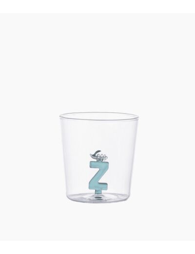 Verre nature alphabet Z raisin