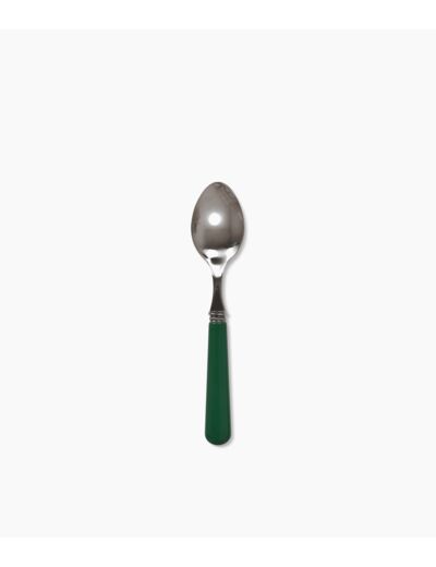 Cuillère café Serpette verte en inox