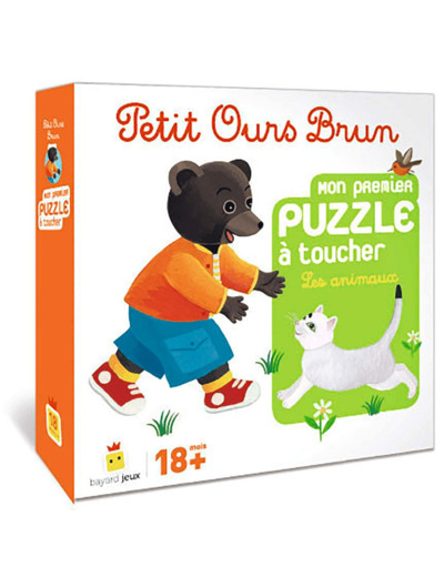 Petit Ours Brun - Mon 1er puzzle à toucher : Les Animaux