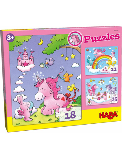 Puzzles Licornes dans les Nuages