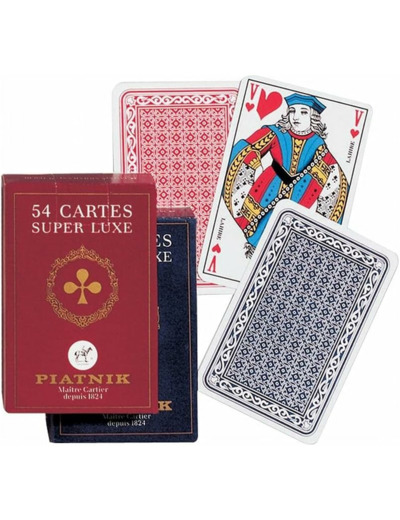 Jeu de 54 cartes - Etui carton