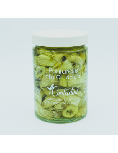 Puntarelle (Chicorée De Catalogne) "Alla Crudaiola" 520 Gr.