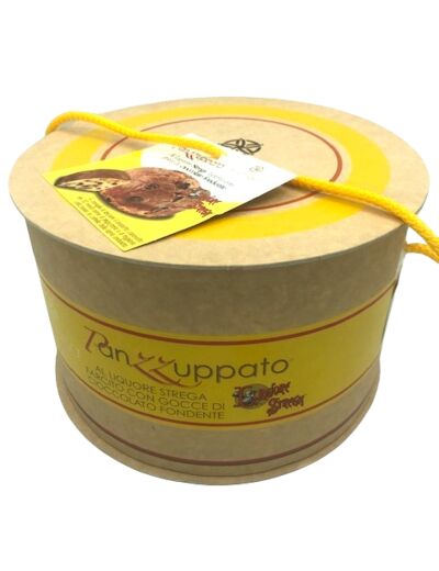 Panzzuppato Strega (Brioche Farcie De Chocolat Fondant Avec Trempage De Liqueur Strega) 850 Gr.