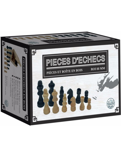 PIECES ECHECS 88MM STANDARD